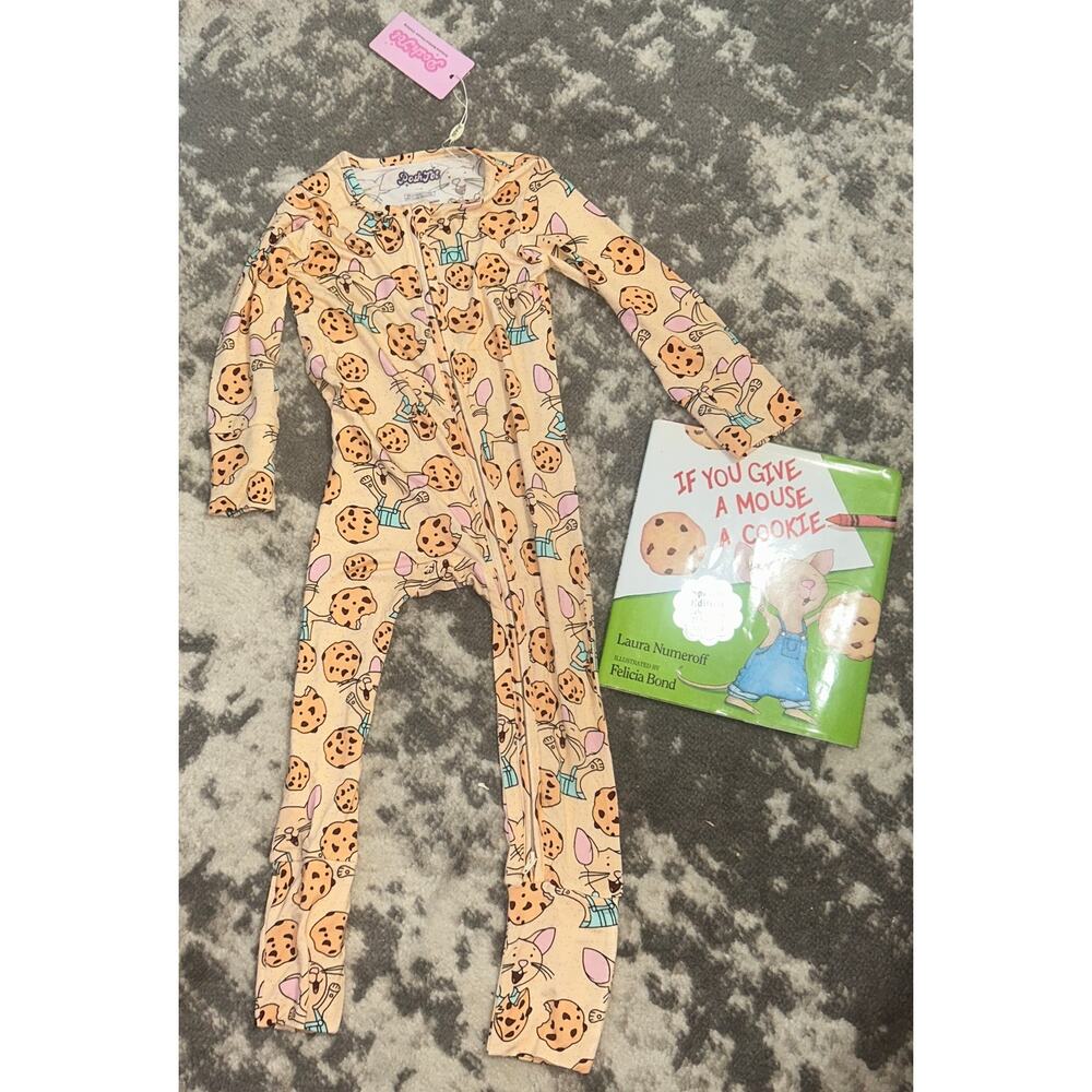 Posh Tot 'If You Give A Mouse A Cookie' Book & Pajamas